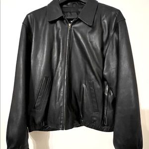 Vintage Wilson’s Leather Black Leather Bomber